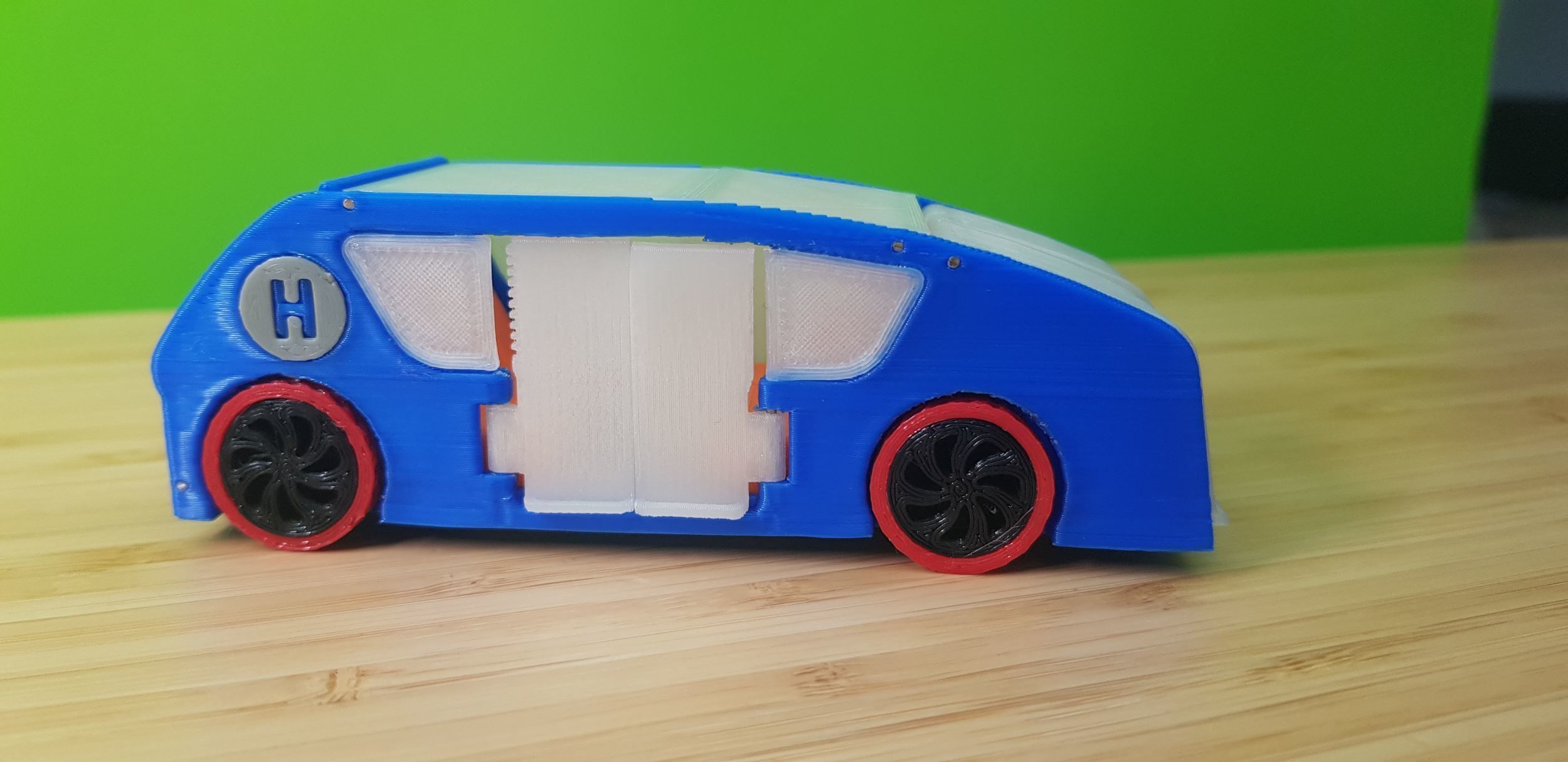 Autonomus - Hydrogen Fuel Cell Concept Car  3D print model_3