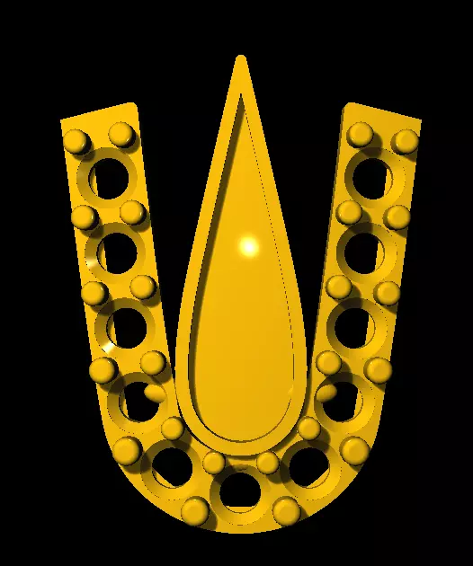 Tops earrings 3D print model