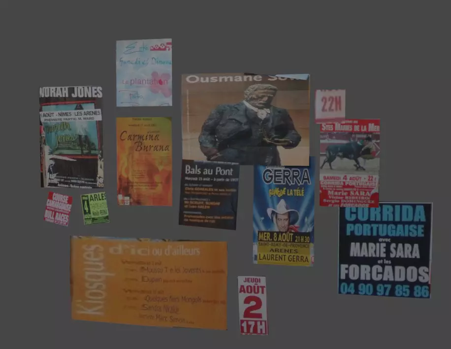 Advertising handbill Free low-poly 3D model