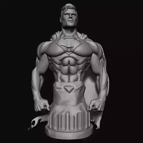 Superman bust of man with cape
