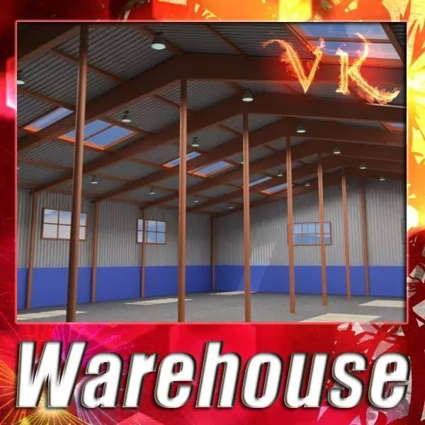 Industrial Building High Res 3D model