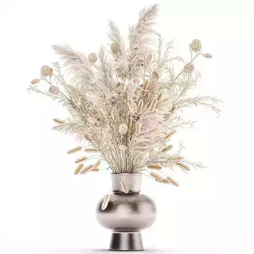 Luxury bouquet of reeds pampas grass and dried flowers 234