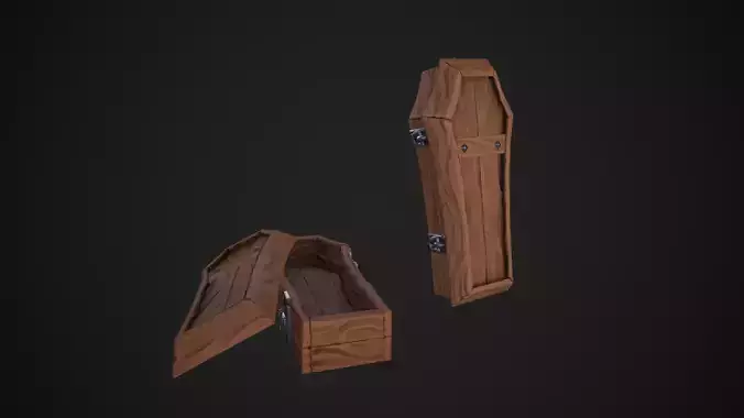 Stylized coffin
