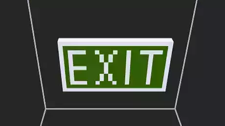 Exit sing Free 3D model