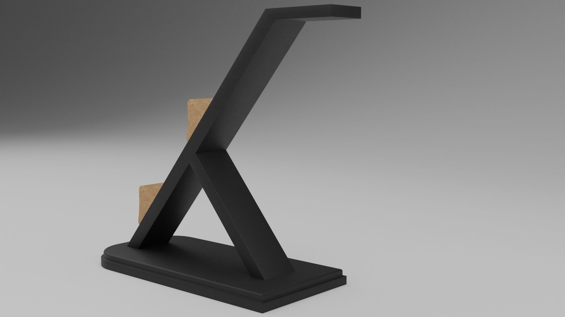 Headphone Stand Free 3D print model_2