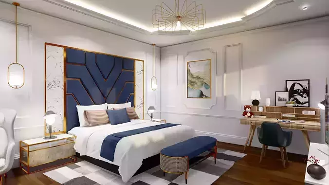 NEO CLASSICAL BEDROOM INTERIOR DESIGN DESIGN