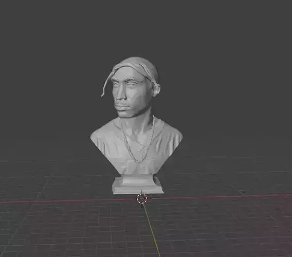 Tupac Shakur 3D print model