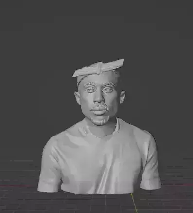 Tupac Shakur 3D print model