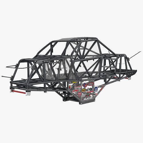 Monster Truck Bigfoot Frame 3D model