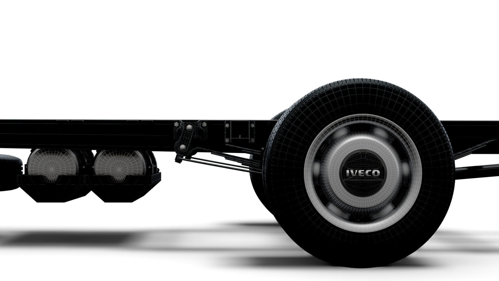 Iveco Daily Single Cab L6 Chassis 2022 3D model_17
