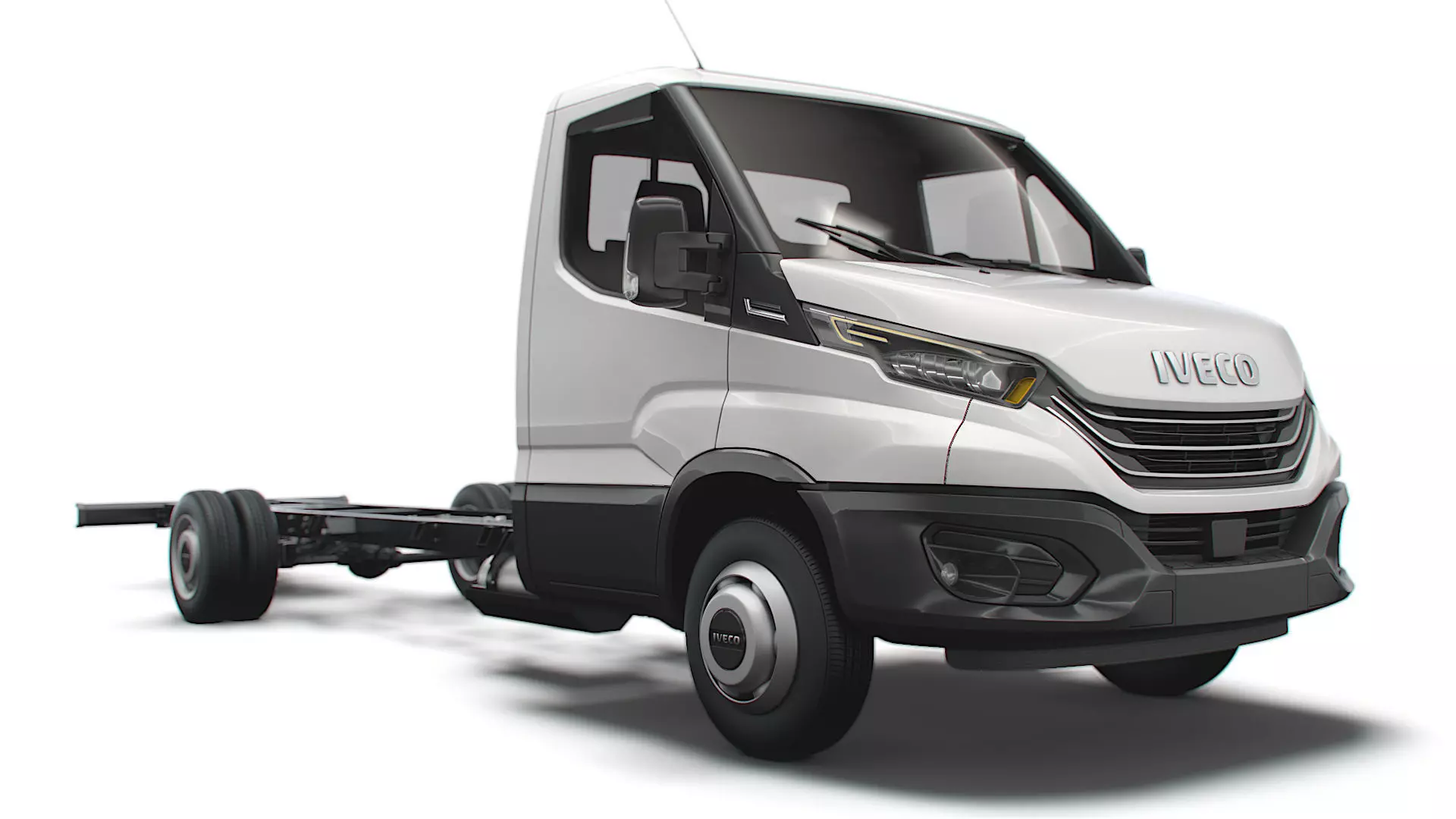 Iveco Daily Single Cab L6 Chassis 2022 3D model_0