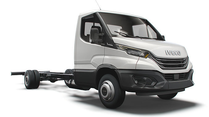 Iveco Daily Single Cab L6 Chassis 2022 3D model