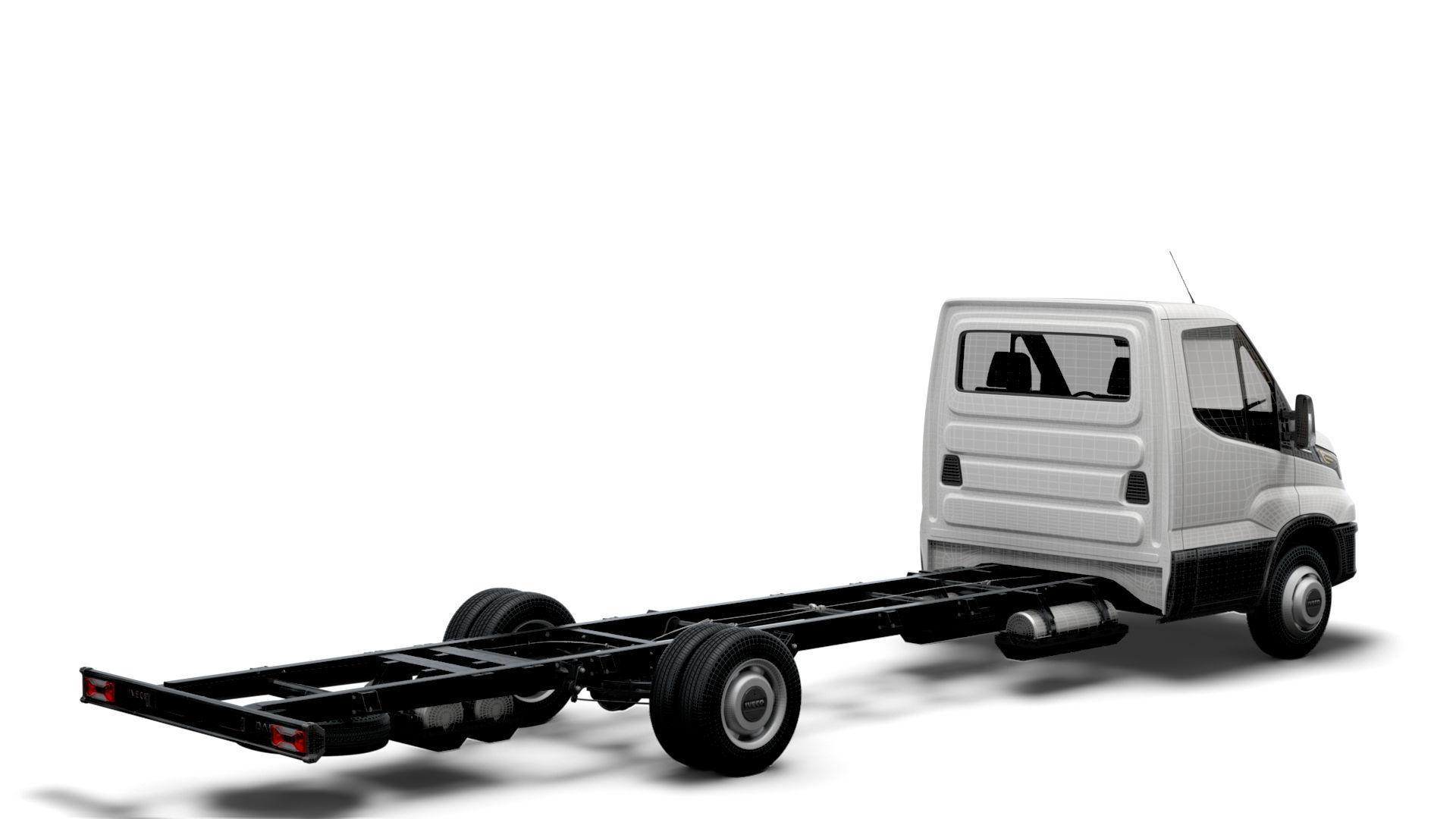 Iveco Daily Single Cab L6 Chassis 2022 3D model_11