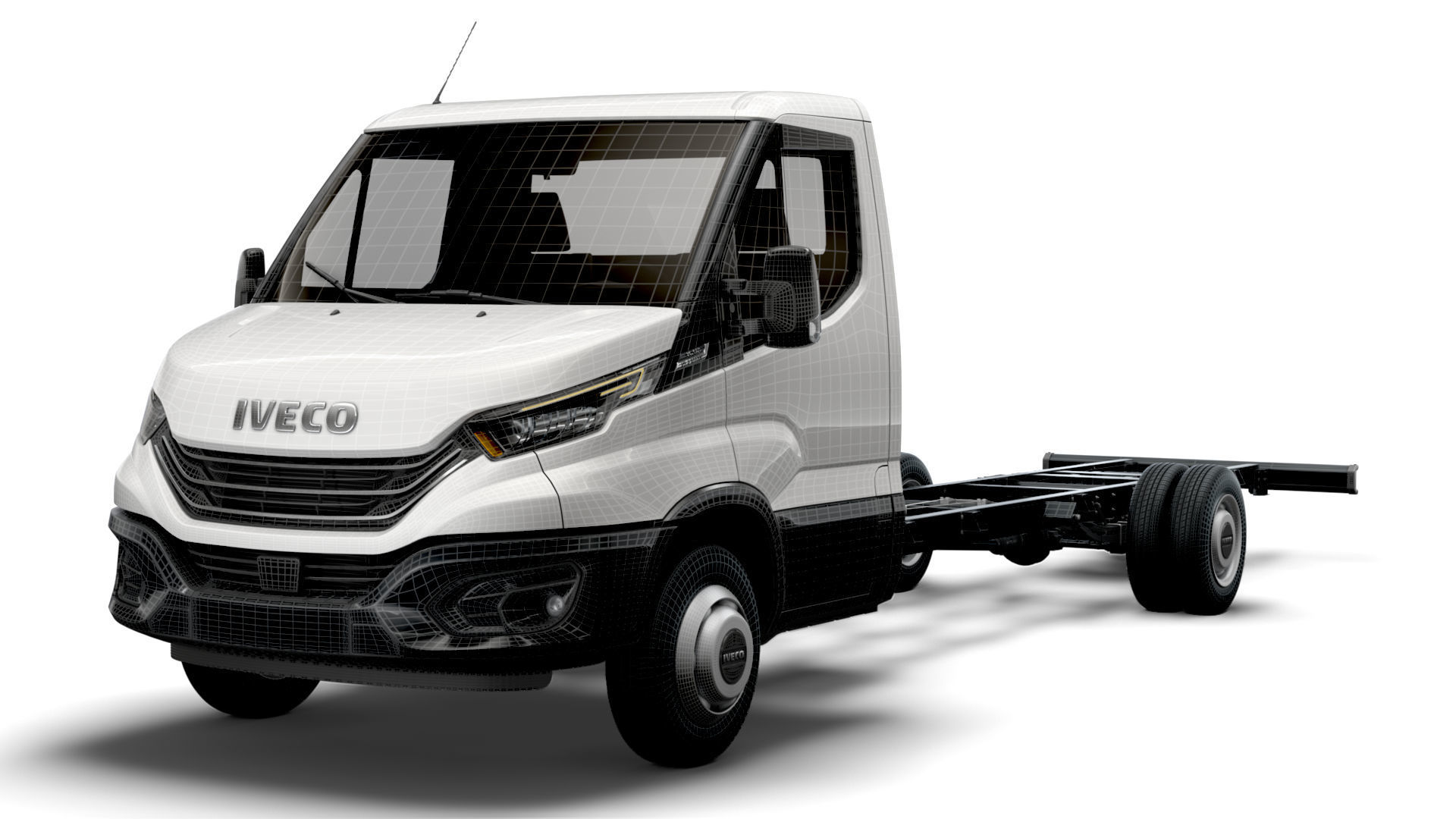 Iveco Daily Single Cab L6 Chassis 2022 3D model_16