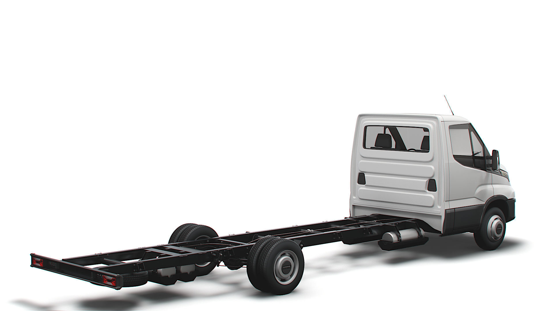 Iveco Daily Single Cab L6 Chassis 2022 3D model_1
