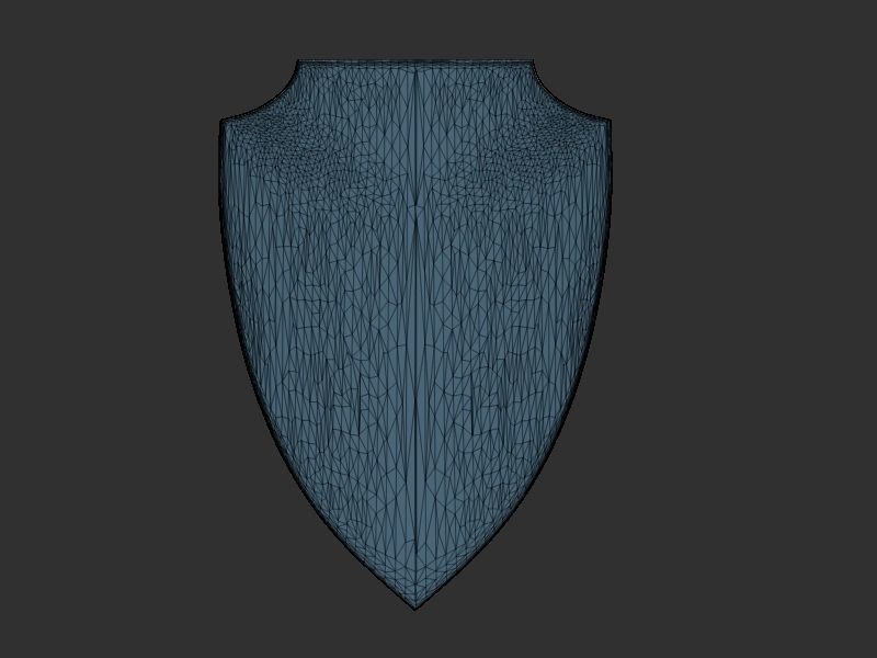 Medical symbol shield 3D print model_22