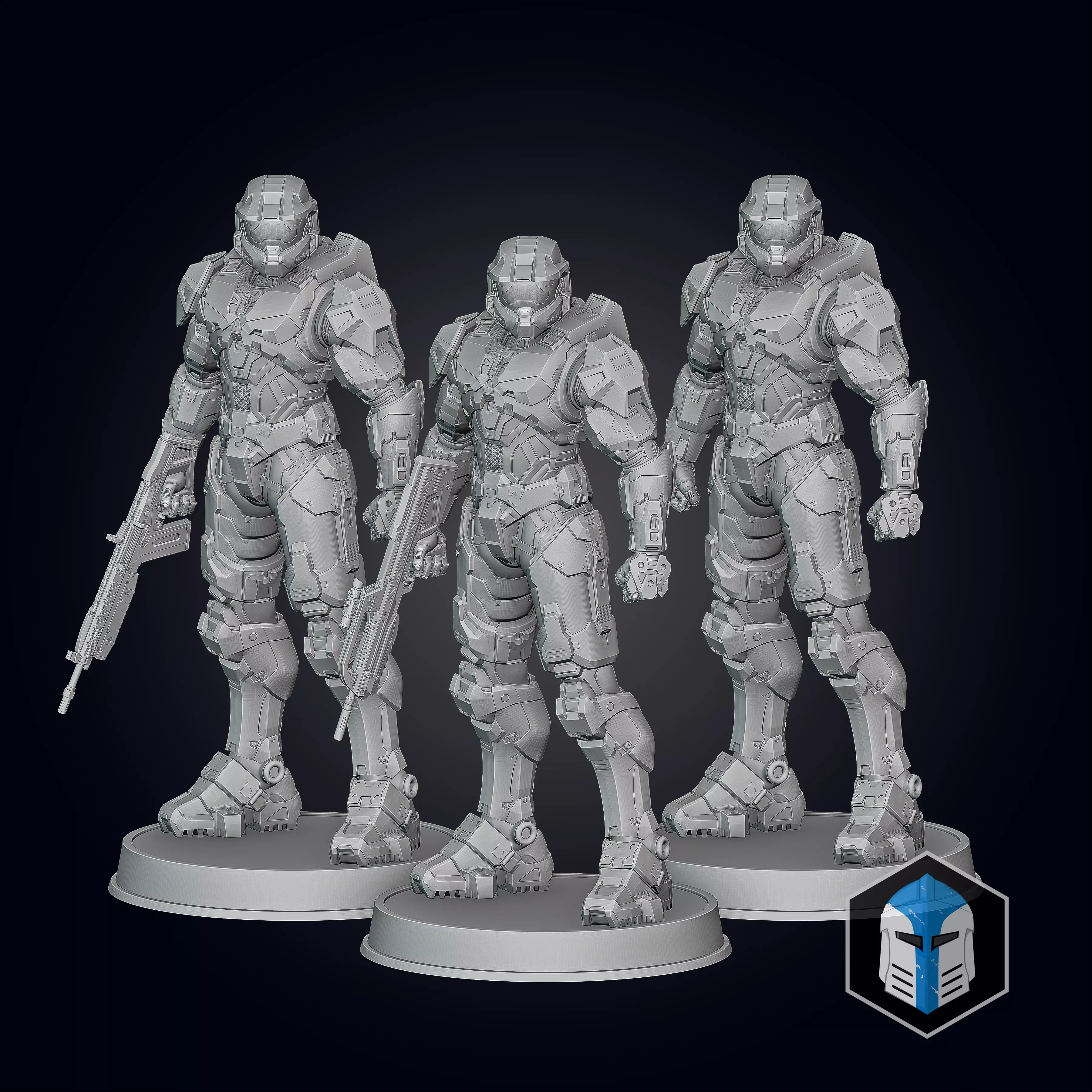 Halo Infinite Master Chief Figurine - Pose 1 3D print model_0