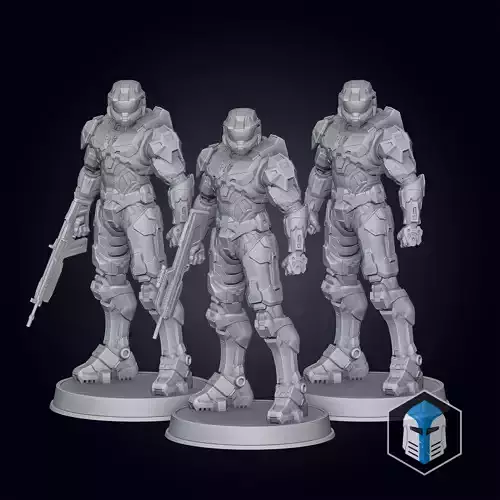 Halo Infinite Master Chief Figurine - Pose 1 3D print model
