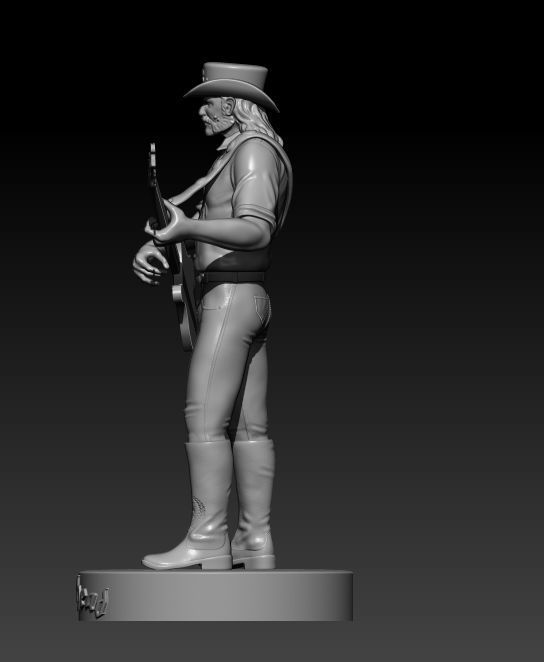 Lemmy Kilmister - Motorhead 3D print model_1