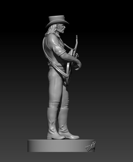 Lemmy Kilmister - Motorhead 3D print model_3