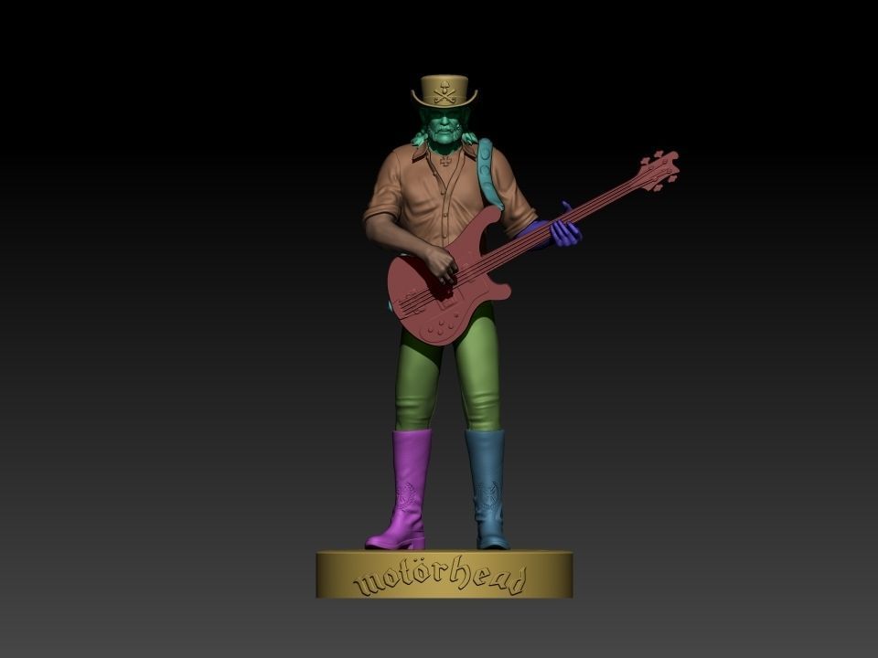 Lemmy Kilmister - Motorhead 3D print model_6