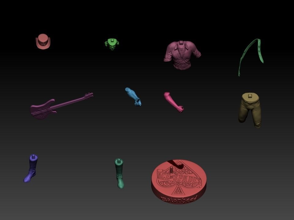 Lemmy Kilmister - Motorhead 3D print model_7