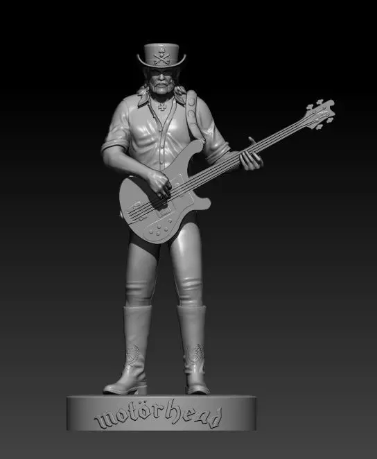 Lemmy Kilmister - Motorhead 3D print model_0