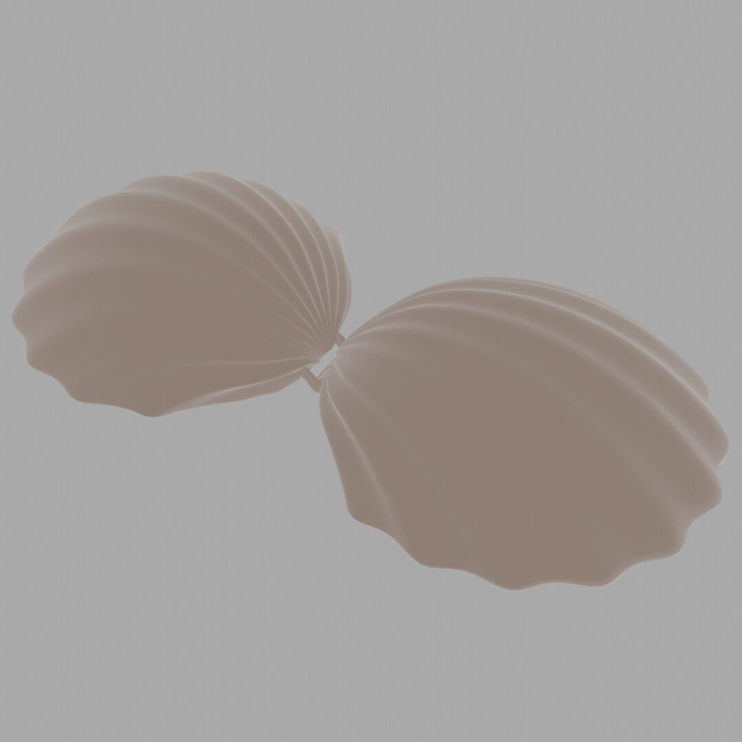 Seashells pearl shell 3D model_9