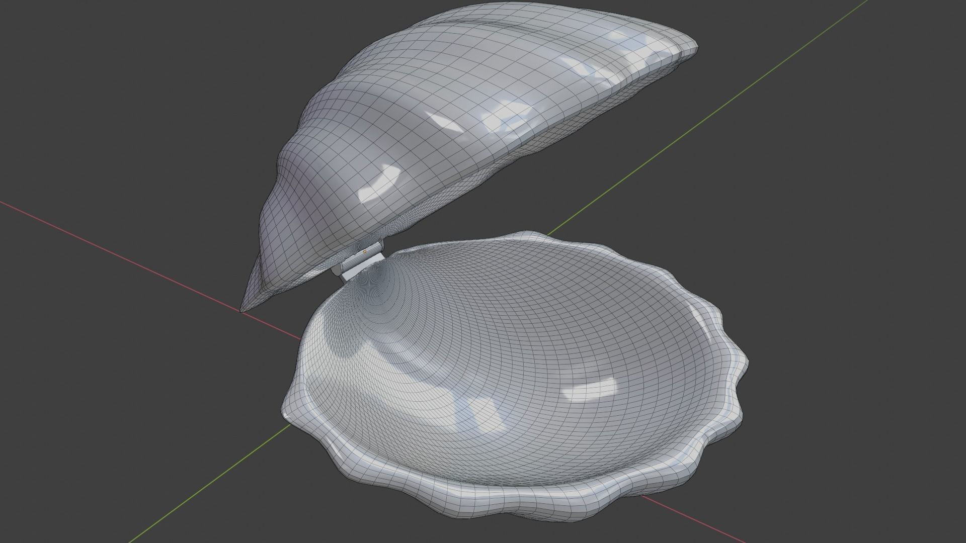 Seashells pearl shell 3D model_8