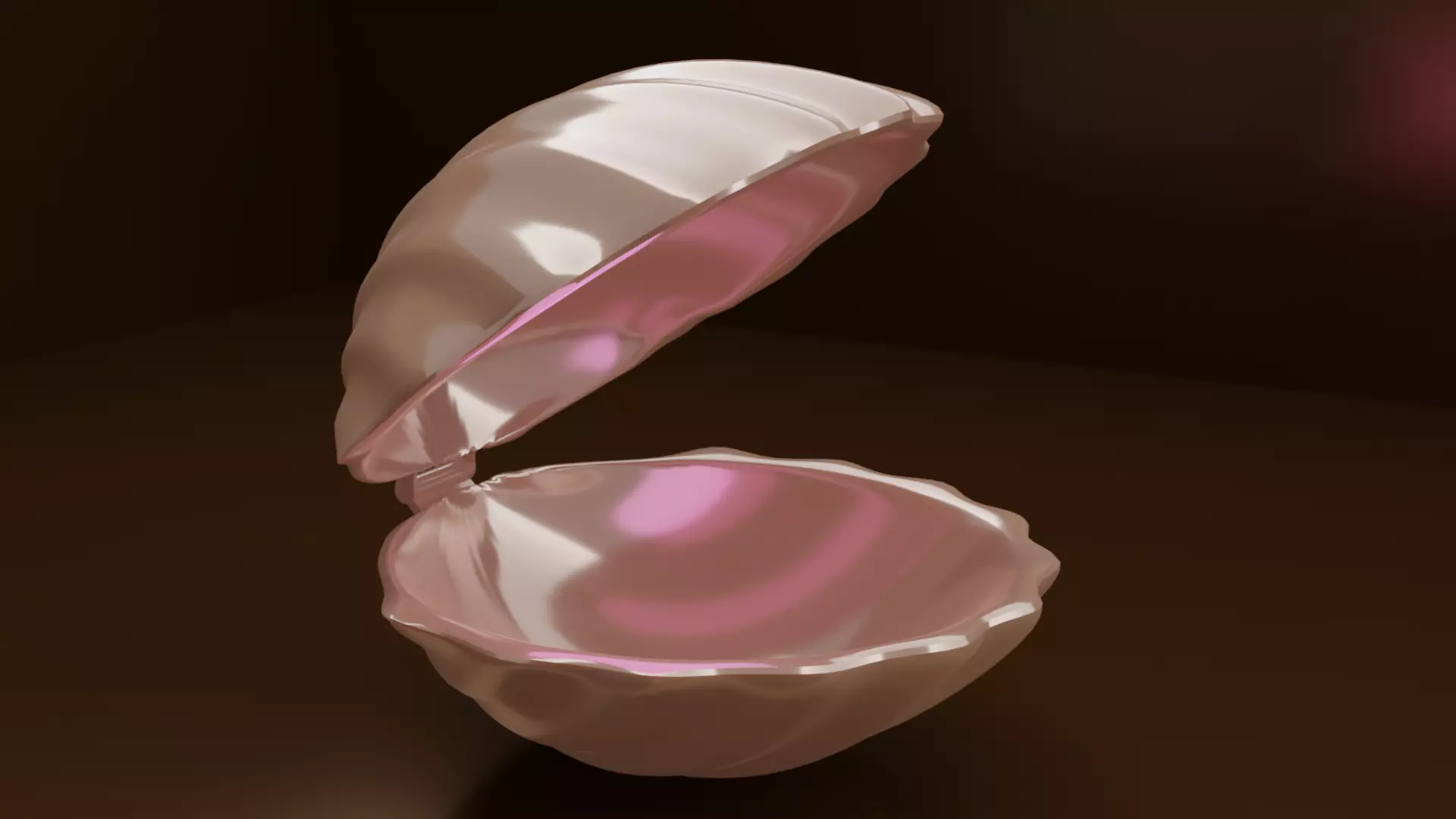 Seashells pearl shell 3D model_0