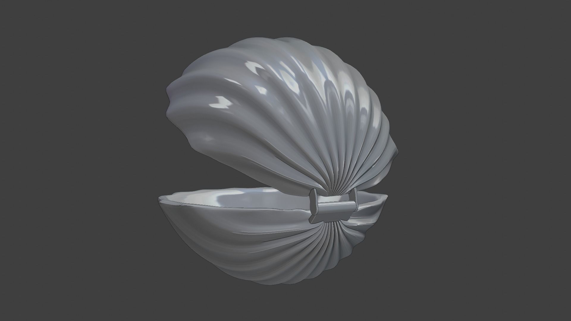 Seashells pearl shell 3D model_6