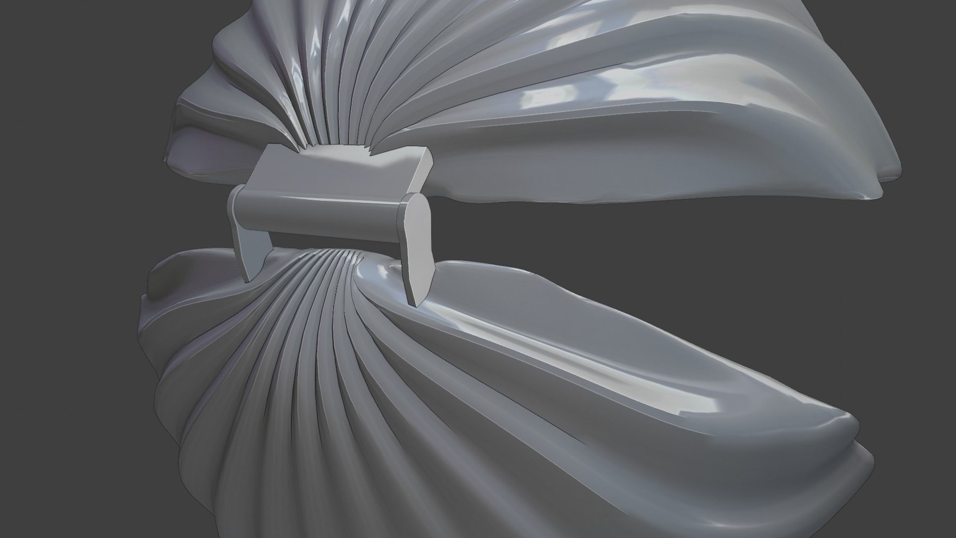 Seashells pearl shell 3D model_5