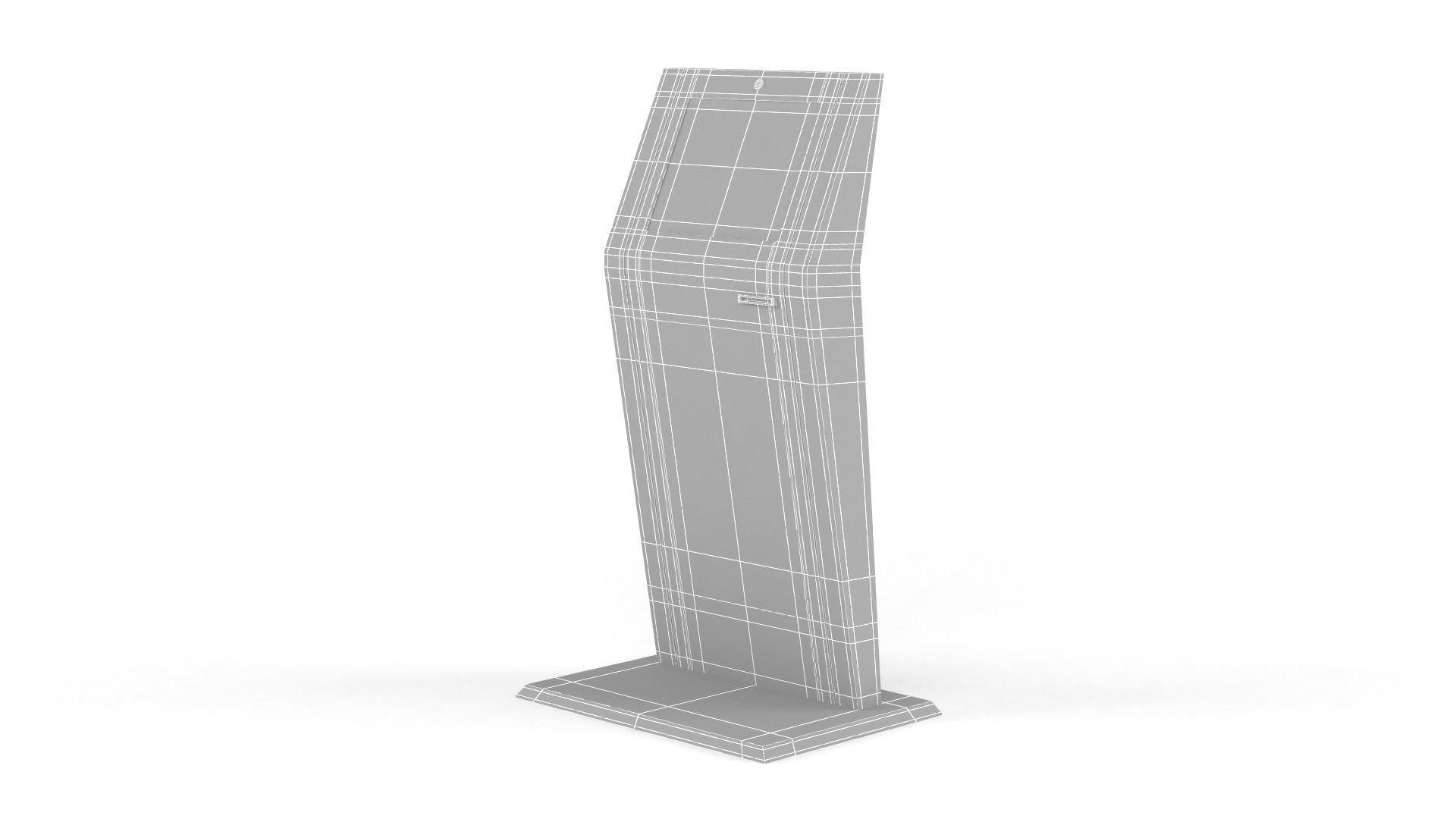 Electronic Kiosk 3D model_8