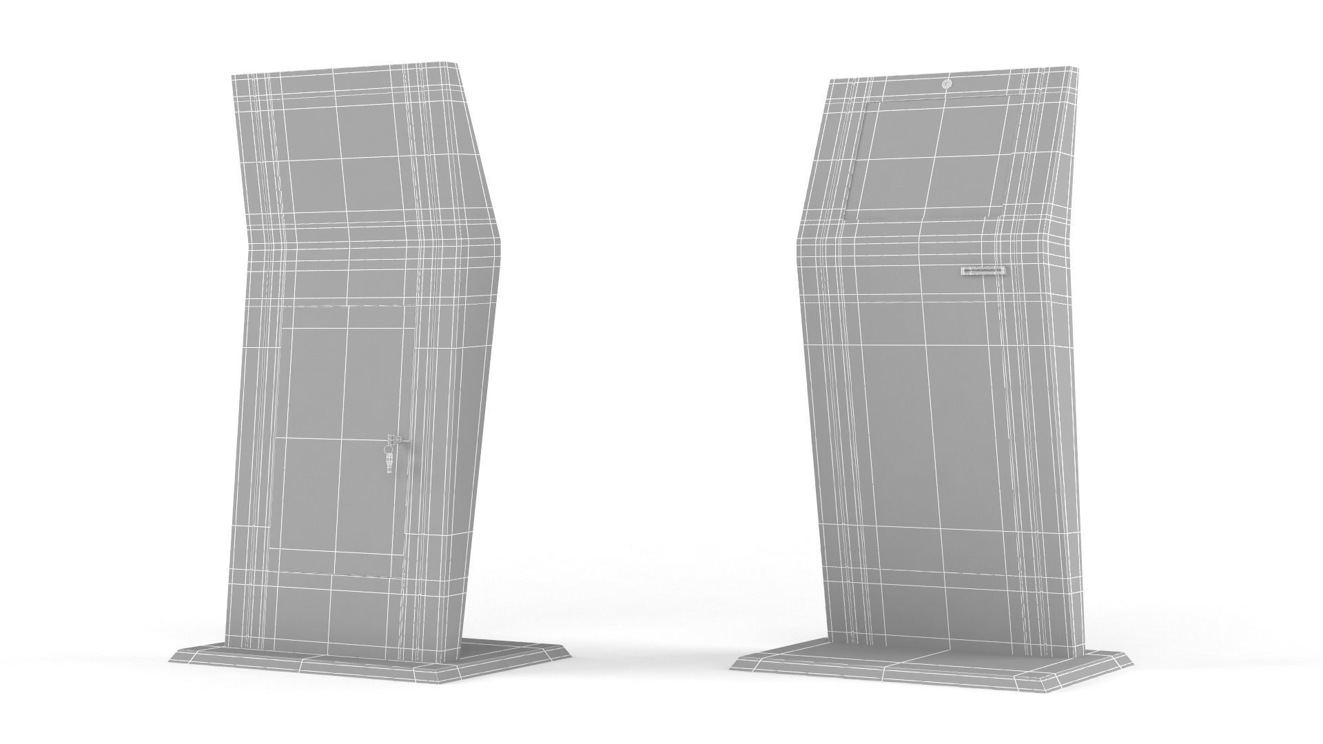 Electronic Kiosk 3D model_6