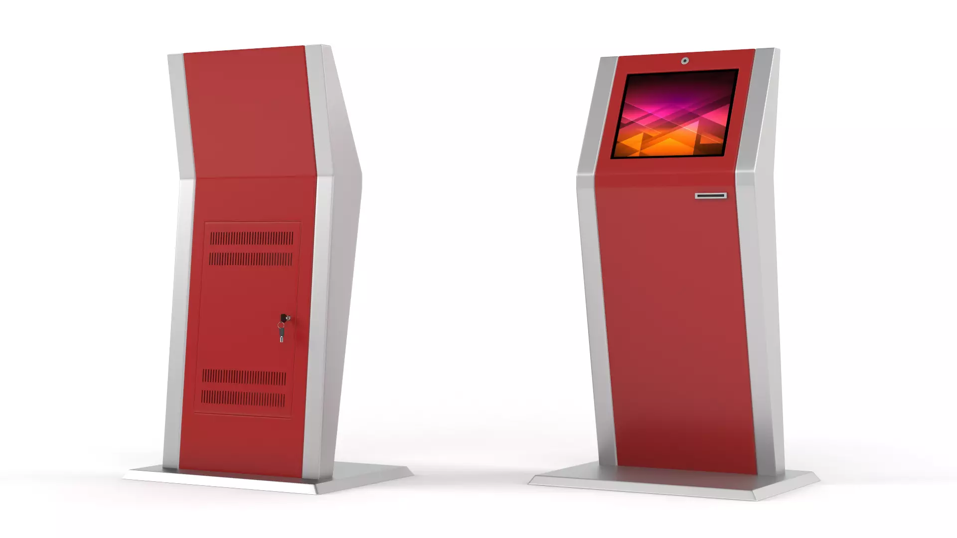 Electronic Kiosk 3D model_0