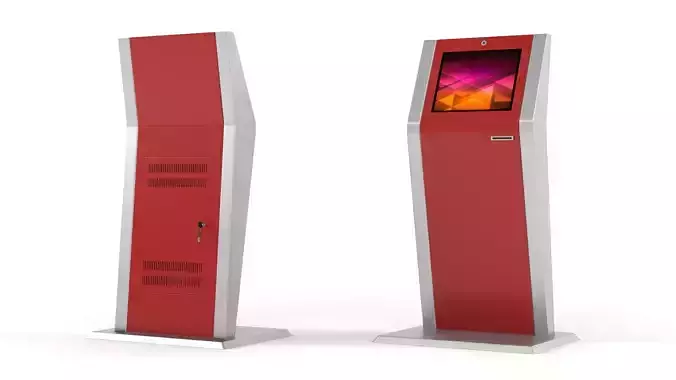 Electronic Kiosk 3D model