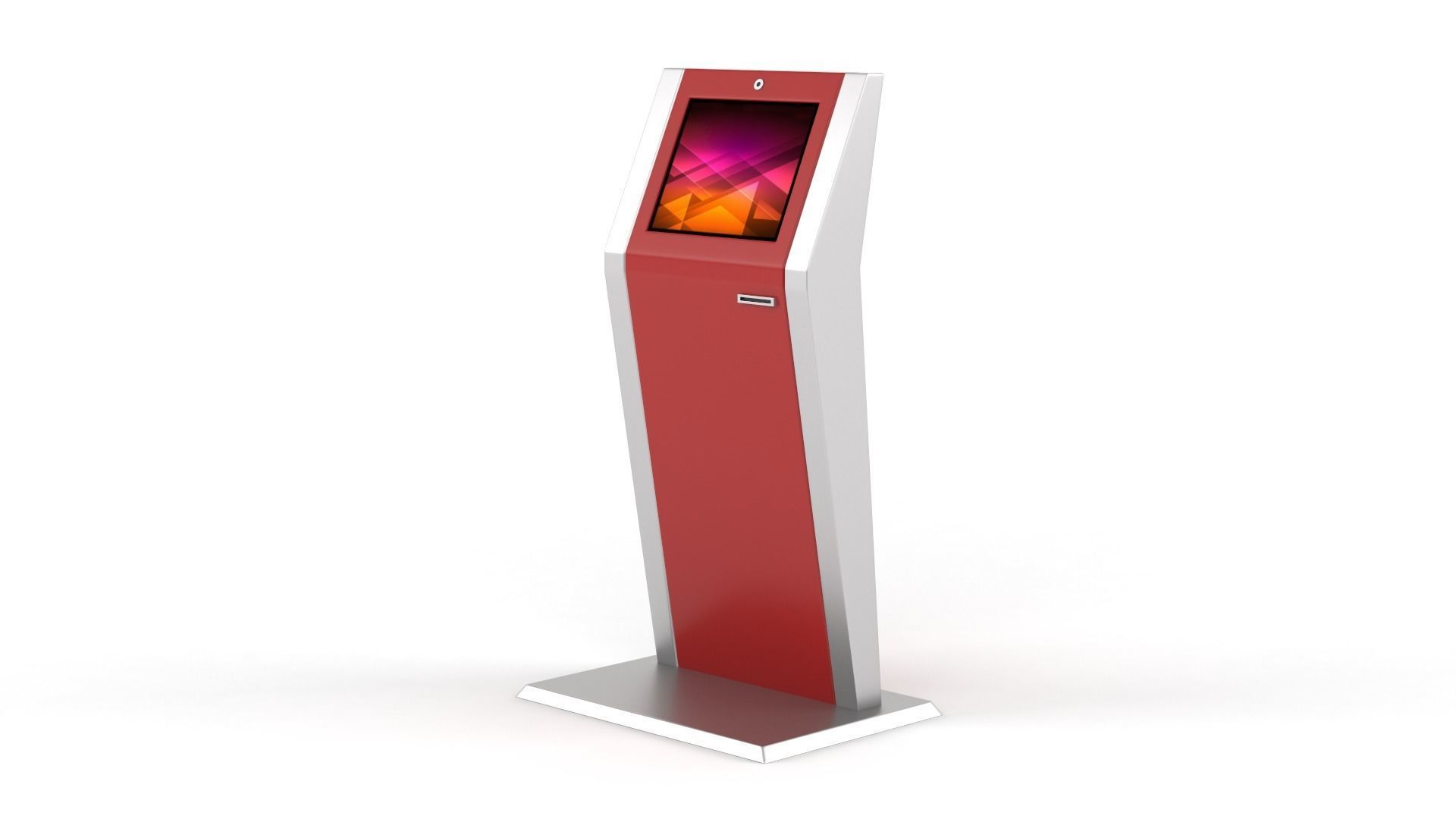 Electronic Kiosk 3D model_2