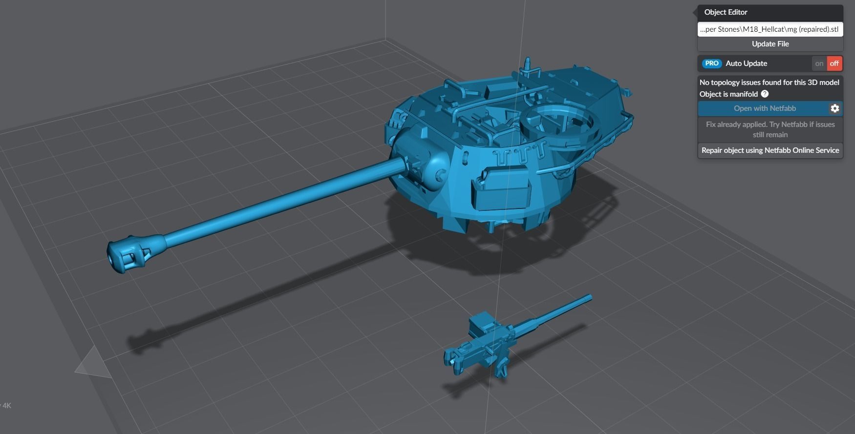 M18 Hellcat Scale model  3D print model_6