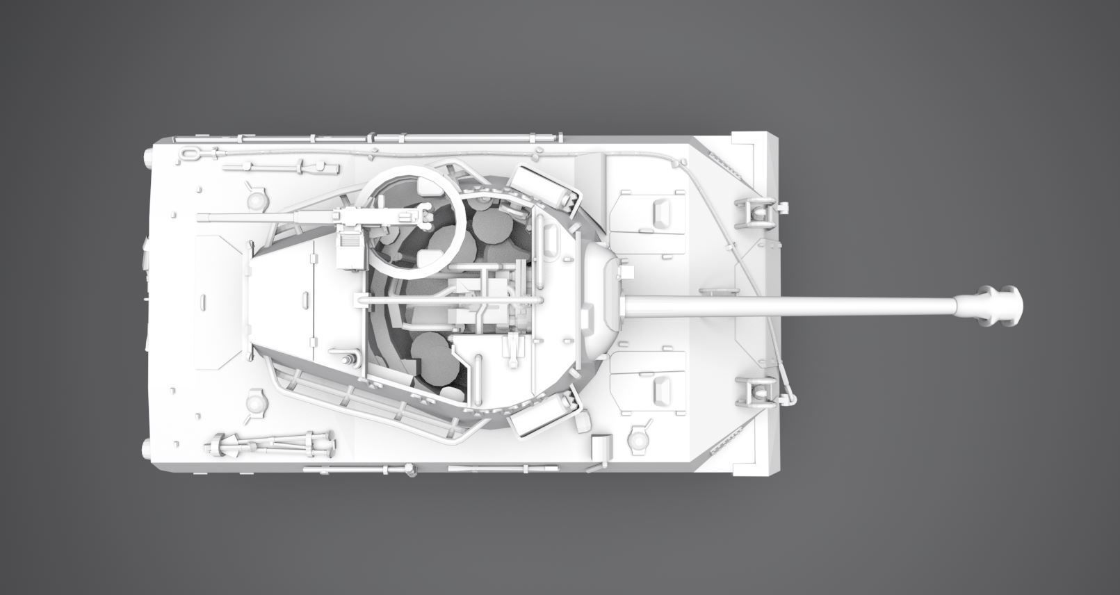 M18 Hellcat Scale model  3D print model_3