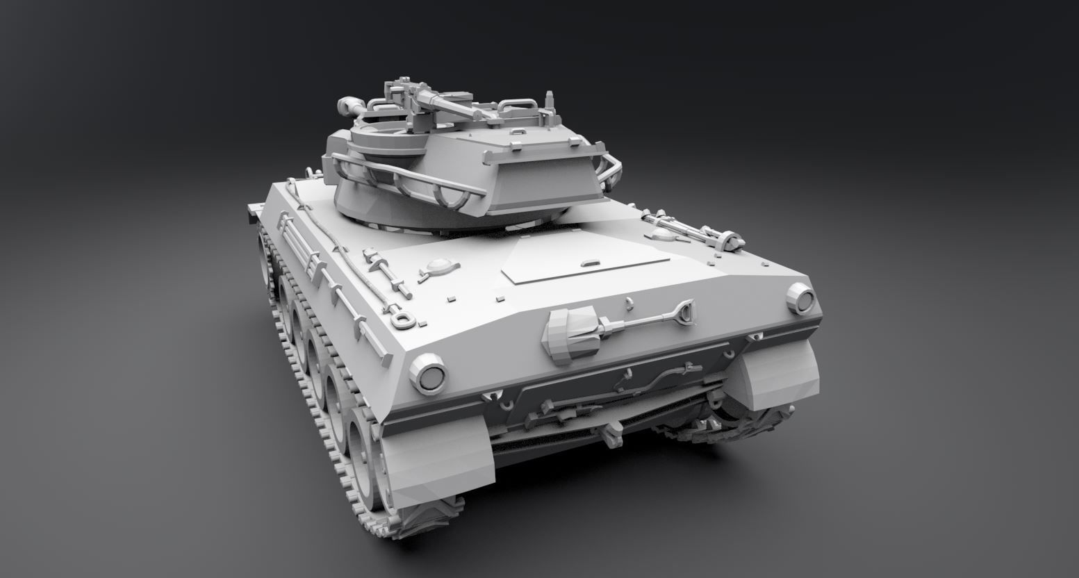 M18 Hellcat Scale model  3D print model_2