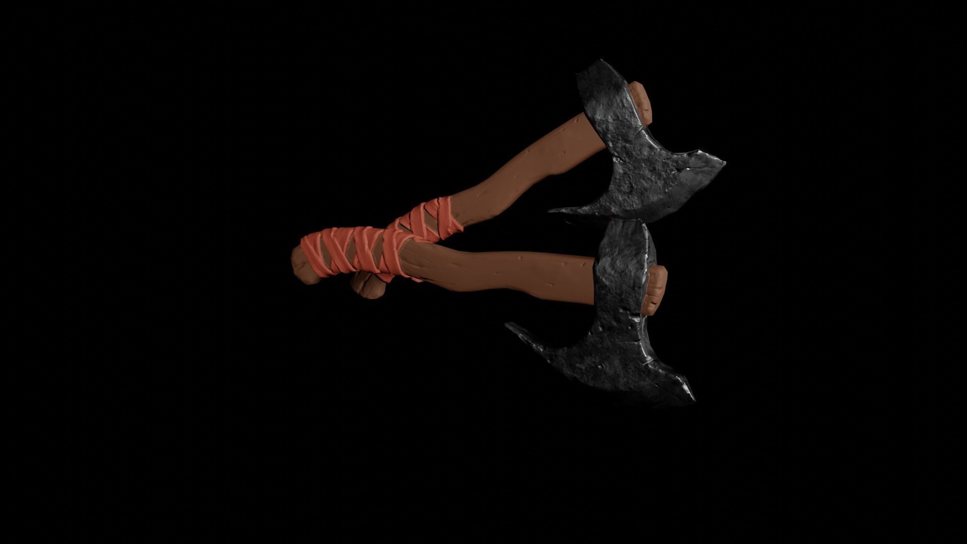 Fantasy alligator character Low-poly 3D model_11