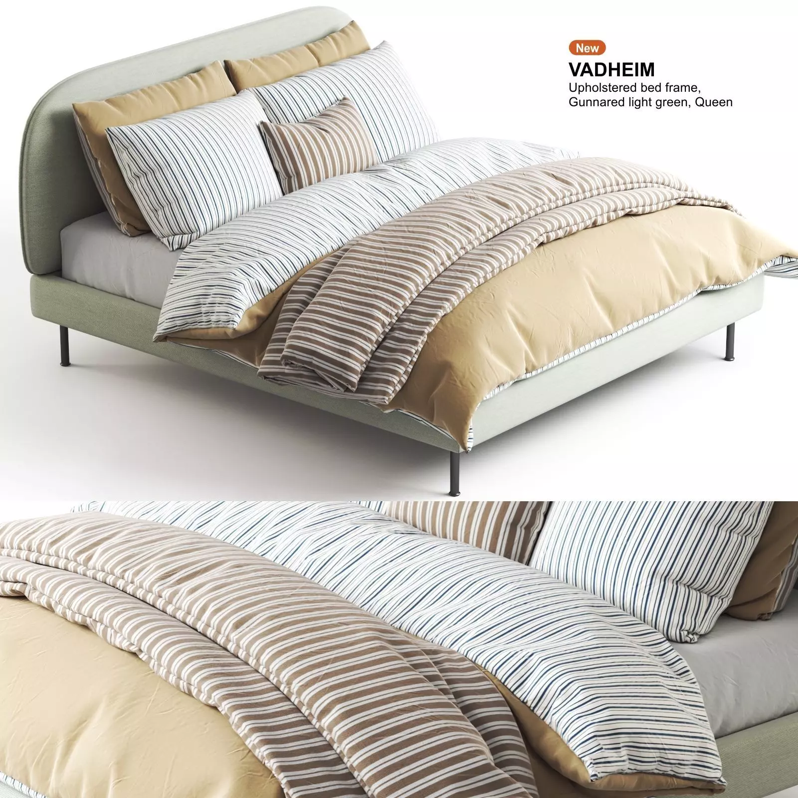 IKEA VADHEIM bed 3D model