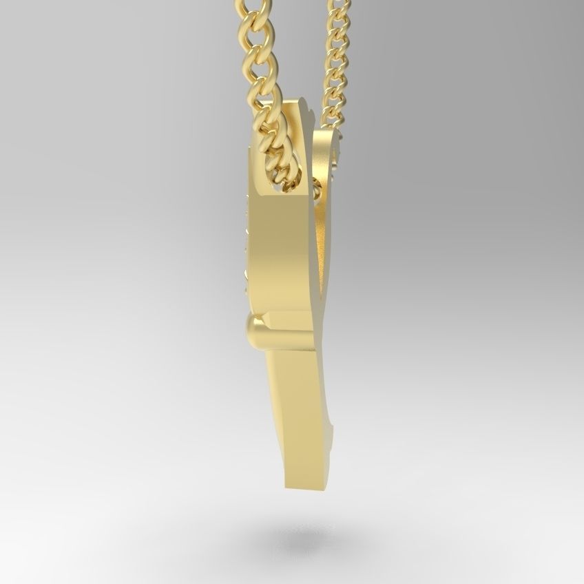 Alphabet Latin Y 3D print model_28