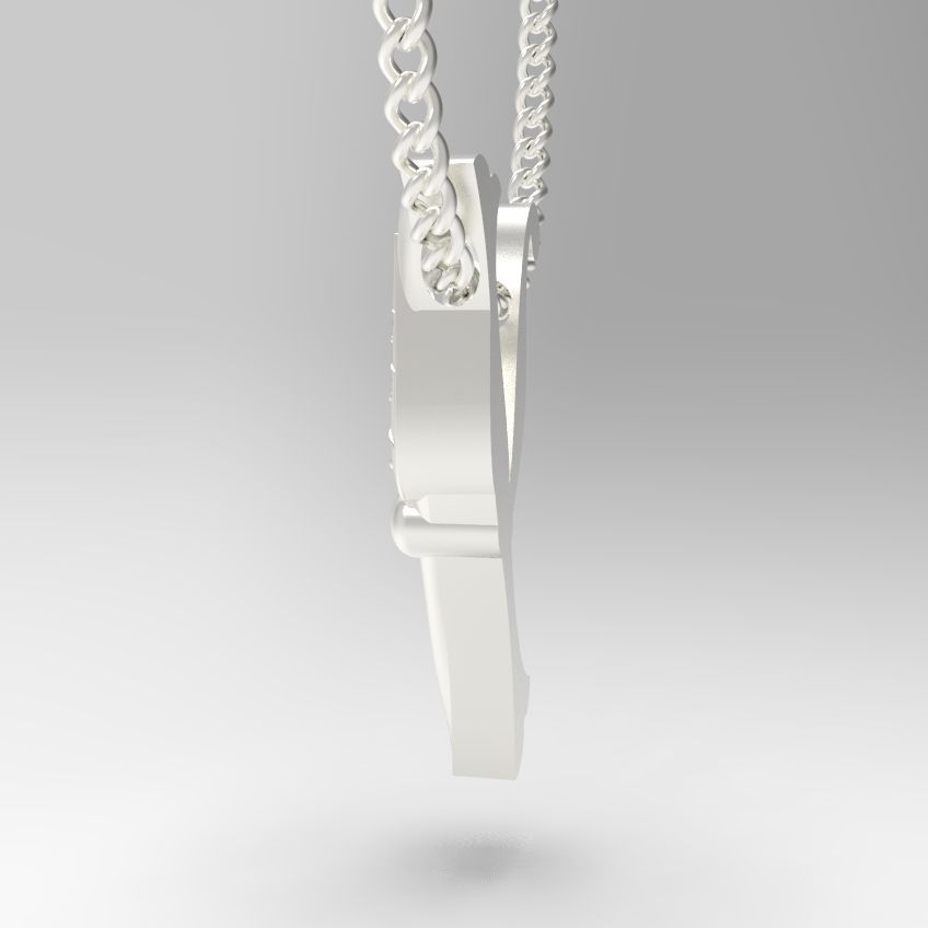 Alphabet Latin Y 3D print model_29