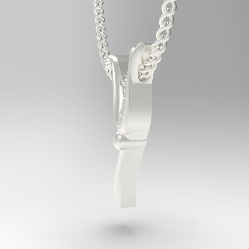 Alphabet Latin Y 3D print model_23