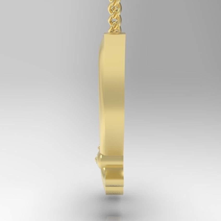 Alphabet Latin W 3D print model_26