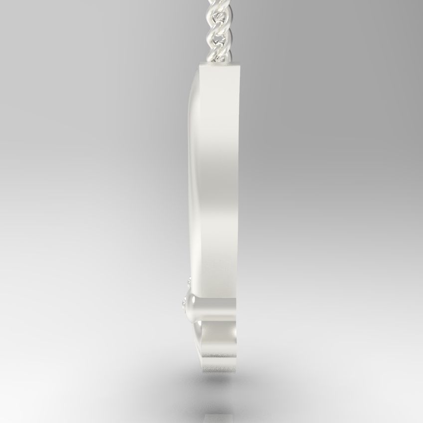 Alphabet Latin W 3D print model_27