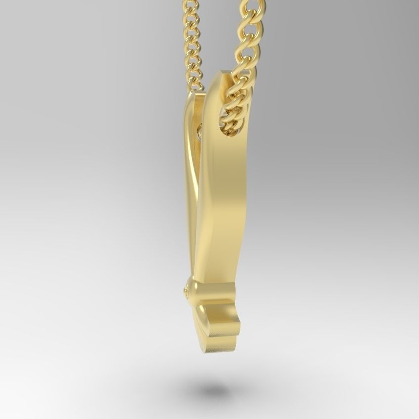 Alphabet Latin V 3D print model_24