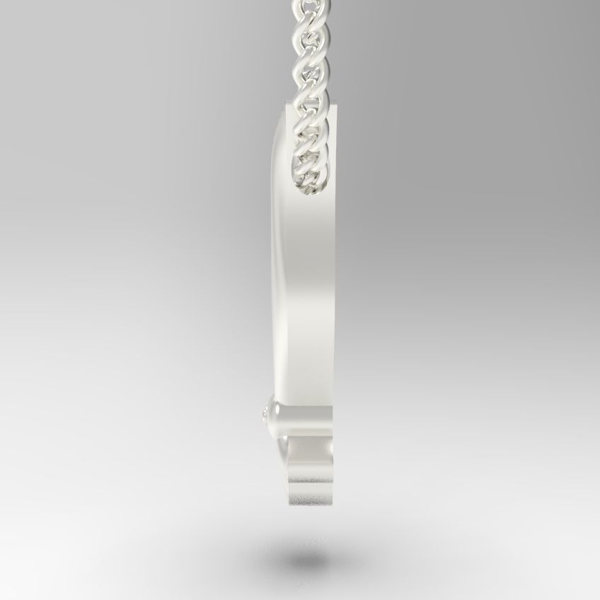 Alphabet Latin V 3D print model_27