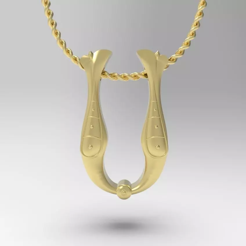 Alphabet Latin U 3D print model